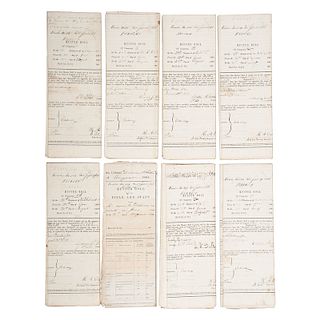 Set of 11 Muster Rolls for 30th USCT, July-August 1864