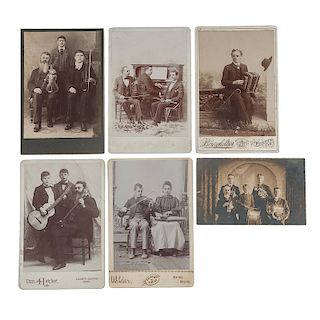 CDV and Cabinet Cards of Blind Musicians and Bands