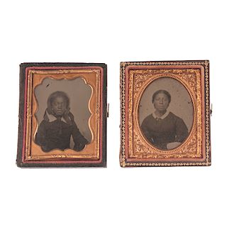 Ninth Plate Ambrotypes of African American Women
