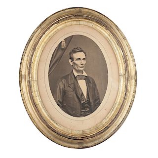 Abraham Lincoln Photograph Attributed to Roderick Cole