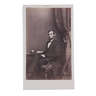 Abraham Lincoln CDV by Brady, Ca 1862