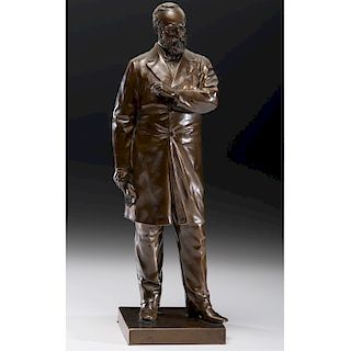 James A. Garfield Bronze by Louis T. Rebisso