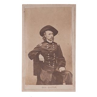 George Amstrong Custer CDV