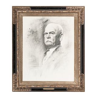 Wyatt Earp, Graphite Portrait by Don Crowley