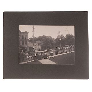 Buffalo Bill Cody Parade in New Britain, Connecticut, Group of Six Photographs