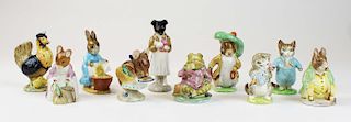 collection of 10 Beswick Beatrix Potter figurines