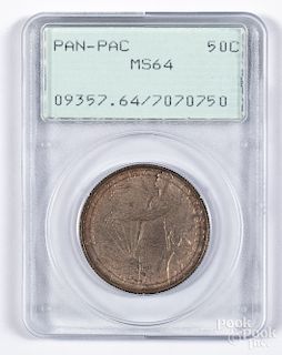 1915 Panama Pacific Exposition silver half dollar