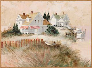 NIDIA D'ALESSANDRO "VICTORIAN HOUSE..." SIGNED