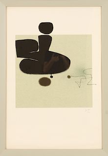 VICTOR PASMORE ABSTRACT COMPOSITION SIGNED