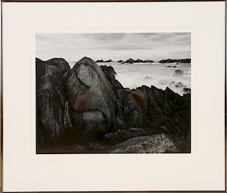 RYUIJIE "SURF AND ROCKS" ASILOMAR PRINT SIGNED