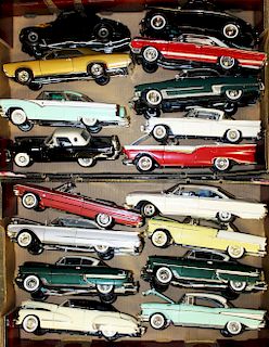 sixteen Classic diecast cars 