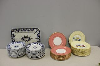 MINTON, Royal Worcester and Other Porcelain Group
