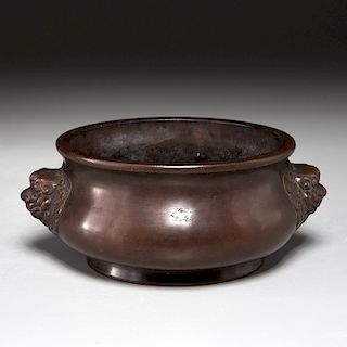 Chinese bronze censer