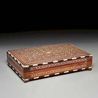Nice Anglo Indian inlaid hardwood box