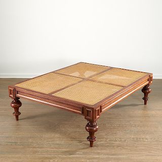 Large Anglo-colonial ottoman/bed