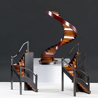 Collection (3) Architectural staircase models