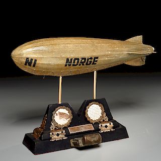 Model of Norge N1 zeppelin airship