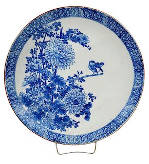 Japanese Blue and White Platter