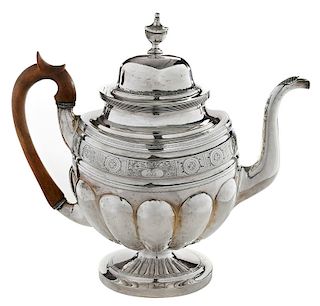 Baltimore Coin Silver Teapot