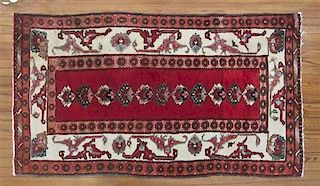 A Caucasian Wool Rug, 3 feet 1 inch x 5 feet 7 inches.