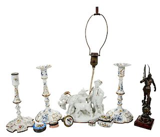 Ten Decorative Table Items