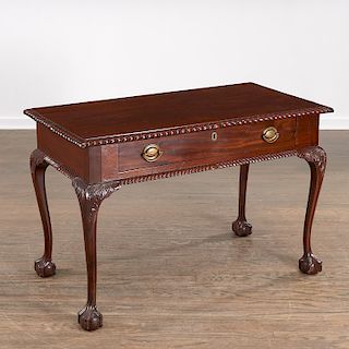American Chippendale carved mahogany table