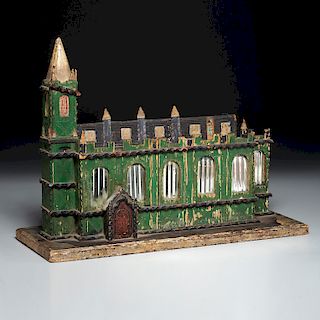 Victorian era Folk Art architectural model