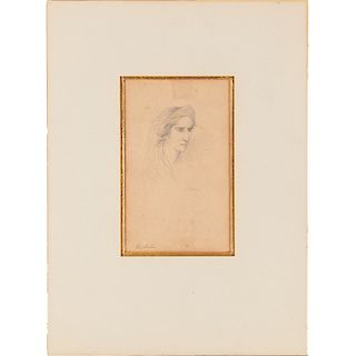 John La Farge, Metropolitan Theatre sketch, 1855