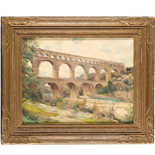 Louis Aston Knight, "Le Pont du Gard", c. 1930
