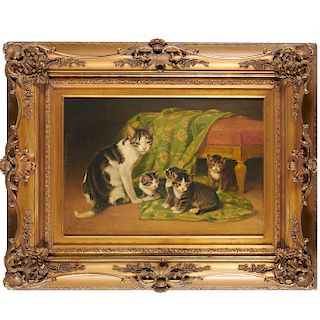 John Henry Dolph, Still Life with Kittens