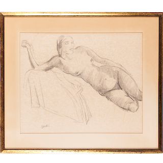 Sir Jacob Epstein, Reclining Nude
