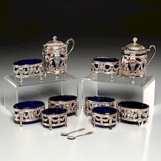Louis XVI French silver tablewares