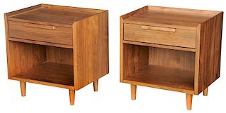 Pair Mid Century Style End Tables