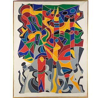 Boris Fedushin, Abstract Composition, 1965