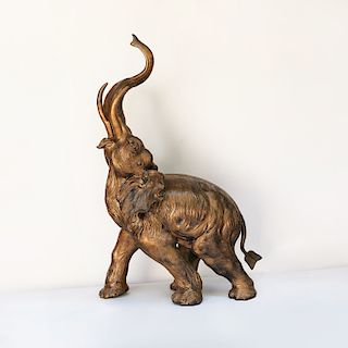 Monumental Japanese style model of an elephant