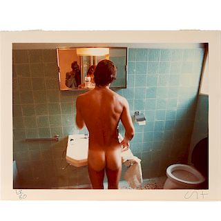 David Hockney, "Peter Washing", 1976