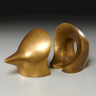 Pierre Dmitrienko, Two Abstract Forms, c. 1960s