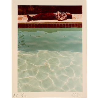 David Hockney, "Yves-Marie Asleep", 1976