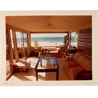 David Hockney, "Pacific Ocean at Malibu", 1976