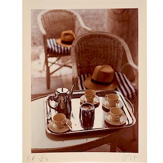 David Hockney, "Still Life With Hats", 1976
