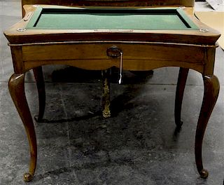 A Games Table, Height 29 x width 36 x depth 19 inches.