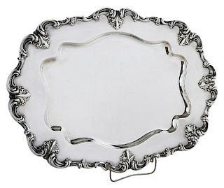 Whiting Sterling Oval Tray