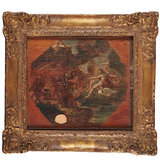 Eugene Delacroix (attrib.), Study-Hotel de Ville