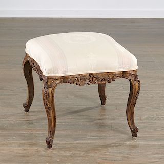 Nice Louis XV carved giltwood tabouret