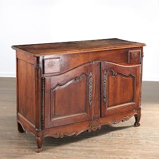 Nice antique French Provincial walnut buffet