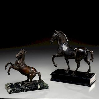 (2) Continental equine bronzes