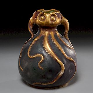 Rare Amphora octopus vase