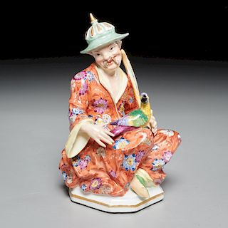 Meissen style porcelain Orientalist figurine
