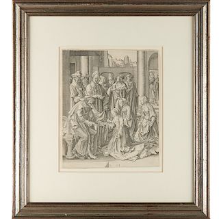 Lucas van Leyden, "Esther before Ahasuerus", 1518