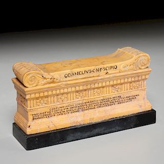 Grand Tour Siena marble inkwell